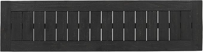 Christopher Knight Home Kemp Outdoor Acacia Wood Bench, Gray Finish, Sandblast Dark Grey