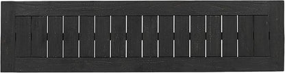 Christopher Knight Home Kemp Outdoor Acacia Wood Bench, Gray Finish, Sandblast Dark Grey