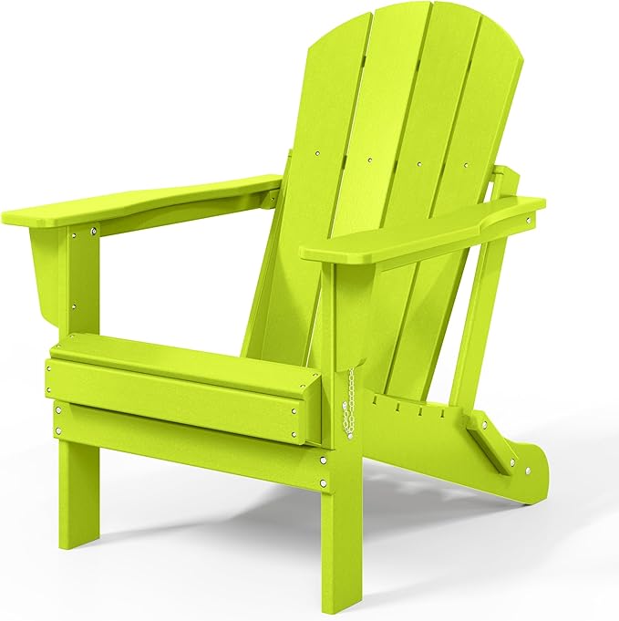 Costaelm 3 piece Patio Set, Outdoor Modern Adirondack Table and Chairs - Photo 2
