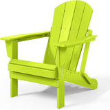 Costaelm 3 piece Patio Set, Outdoor Modern Adirondack Table and Chairs - Photo 2