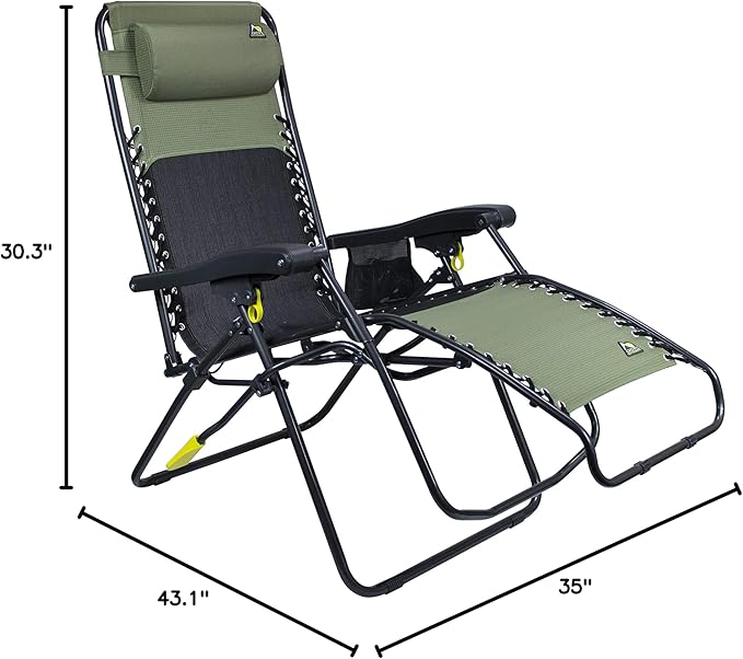 GCI Outdoor FreeForm Zero Gravity Chair, Loden Green - Photo 3