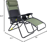 GCI Outdoor FreeForm Zero Gravity Chair, Loden Green - Photo 3