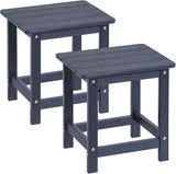 ONBRILL Outdoor Side Table Set of 2, Adirondack Small End Table, Indoor & Outdoor Use - Photo 1