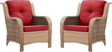 Rilyson Patio Furniture Chairs Outdoor Chair - 2 Piece Wicker Rattan Chairs Set with High Back and Deep Seating for - Photo 3