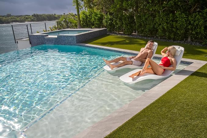 Tenjam Laylo in Pool Lounge Chairs for Sun Shelf Set of Two - Photo 7