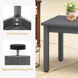 LUE BONA Outdoor Coffee Table Rectangle, 42.5" HDPS Patio Coffee Tables for Outside - Photo 6