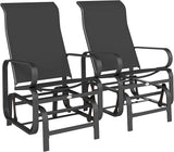 Outsunny Outdoor Glider Chair Set of 2 - Photo 1