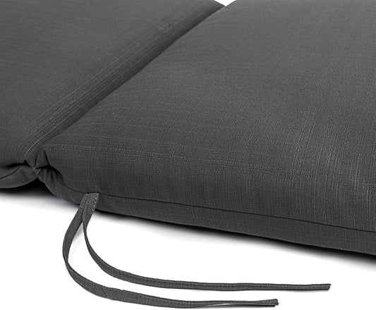 Sherry Kline Sunrise Indoor/Outdoor Chaise Lounge Charcoal Grey 24"x72"