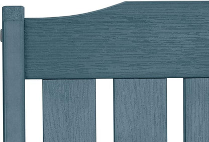 highwood Lehigh Garden Bench, 5 Feet, Nantucket Blue