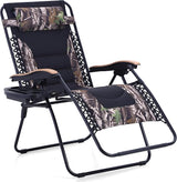 PHI VILLA XXL Oversized Padded Zero Gravity Chair, Foldable Patio Recliner - Photo 1