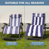 HOMSHADE XXL Zero Gravity Chair with Cushion, 33In Oversized Zero Gravity Lounge Chair - Photo 5
