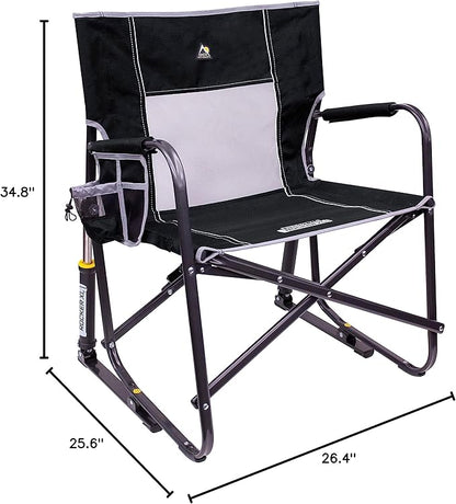 GCI Outdoor Freestyle Rocker XL Portable Folding Rocking Chair and Outdoor Camping Chair