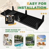 Greesum Outdoor Chaise Lounge Chairs Set of 4 with 5-Position Adjustable Backrest - Photo 5