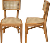Christopher Knight Home Neeko Acacia Wood Patio Dining Chairs Set of 2, Wooden Outdoor Kitchen Side Chair - Photo 10