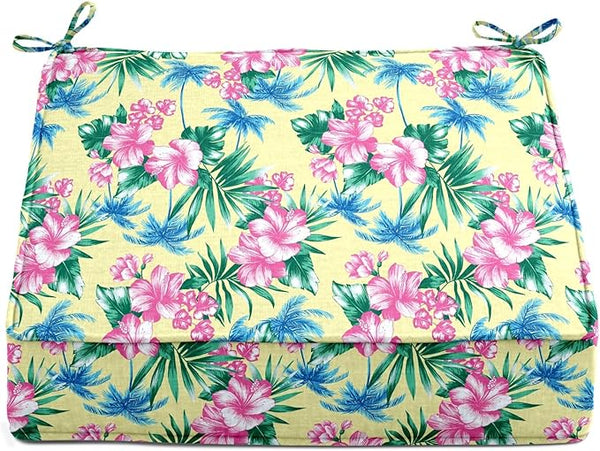 BrylaneHome Extra-Thick Seat Cushion - 23”L x 22”W x 5.5”H - Patio & Outdoor - Water - Photo 1