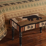 Park Designs Adirondack Bear Hooked Bench - Photo 5