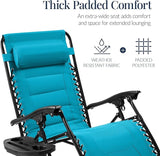 Best Choice Products Oversized Padded Zero Gravity Chair, Folding Outdoor Patio Recliner - Photo 4