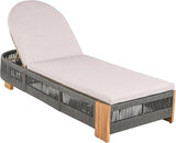 Christopher Knight Home Daskz Outdoor Chaise Lounge Chair Set of 4, Patio Outdoor Acacia Wood Chaise Lounge - Photo 6