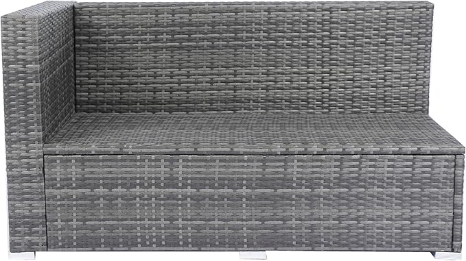 Quarte 8 Piece Patio Wicker Sectional Sofa Set - Photo 7