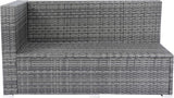 Quarte 8 Piece Patio Wicker Sectional Sofa Set - Photo 7