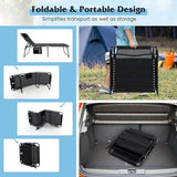 GYMAX Lounge Chair for Outside - Photo 6