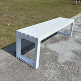 Porch Bench for Outdoor Metal Garden Benches 39in 47in 59in Patio Bench Seating 2-4 Seat for Indoor/Outdoor Entryway - Photo 1
