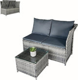 GIANGSUNNY 3 Patio Furniture Set with Storage - Photo 1