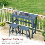 Stoog All-Weather Outdoor Bar Table, Patio Counter Height Bar Tables with Waterproof Top, Never Fade or Rot, for Balcony - Photo 8