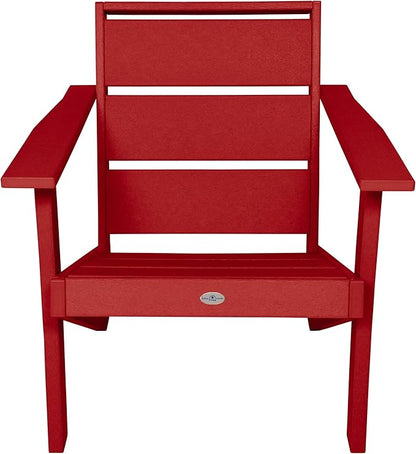 Haven Modern Adirondack Chair, Boathouse Red