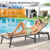 ONBRILL Aluminum Chaise Lounge Chair Outdoor - Photo 5