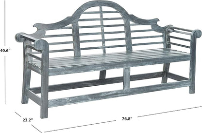 Safavieh Patio Collection Felicity Adirondack Acacia Wood Bench