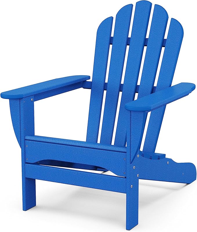 Trex Outdoor Furniture Monterey Bay Adirondack Chair in Pacific Blue