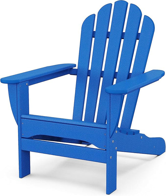 Trex Outdoor Furniture Monterey Bay Adirondack Chair in Pacific Blue