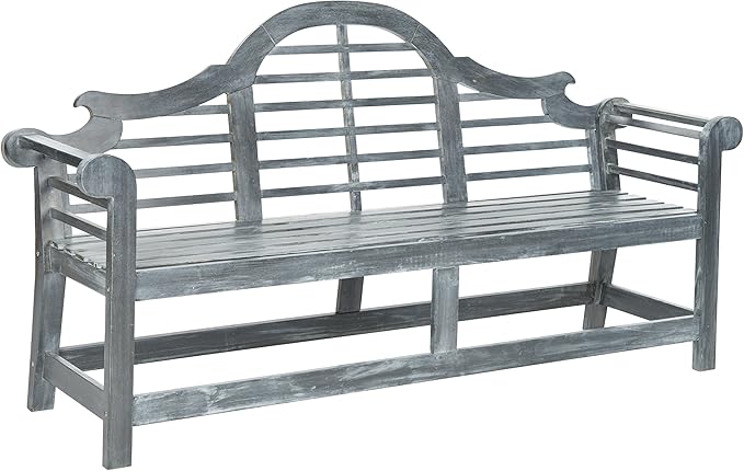 Safavieh Patio Collection Felicity Adirondack Acacia Wood Bench