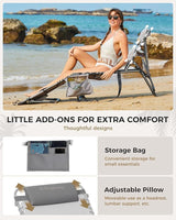 KingCamp 2 Pack Tanning Chair with Face Hole - Photo 5