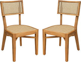 Christopher Knight Home Neeko Acacia Wood Patio Dining Chairs Set of 2, Wooden Outdoor Kitchen Side Chair - Photo 8