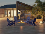 MUCHENGHY Folding Adirondack Chairs, Patio Chairs, Lawn Chairs, Outdoor Chair, Adirondack Chair Plastic, Fire Pit - Photo 2
