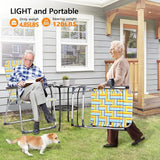 VINGLI Aluminum Oversize Patio Lawn Chairs Folding Set of 2 with Detachable Cup Holder - Photo 7