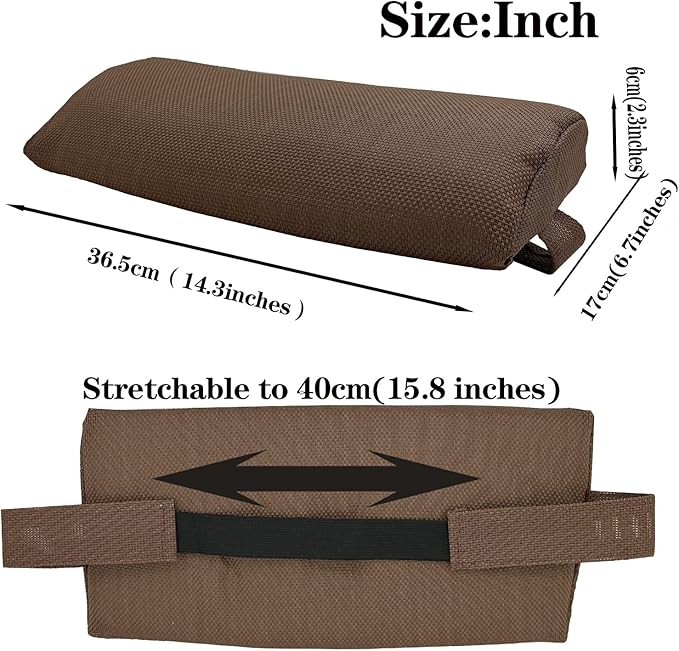 Ostlttyn Zero Gravity Chair Replacement Pillow Headrest with Elastic Band - Photo 7