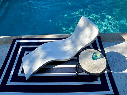 Chaise Pool Lounger | Ultra-Comfortable Waterproof Pool & Patio Chase Lounge Chair for Outdoors | Up to 9" of Water, UV & Fade Resistant, Made in USA, Easy Tool-Free Assembly