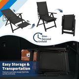 Outdoor Lounge Chairs, Patio Folding Chairs for Outside - Photo 5