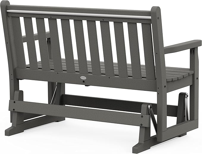 POLYWOOD TGG48SA Traditional Garden 48" Glider, Sand