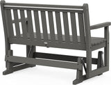 POLYWOOD TGG48SA Traditional Garden 48" Glider, Sand - Photo 4