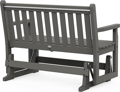 POLYWOOD TGG48SA Traditional Garden 48" Glider, Sand