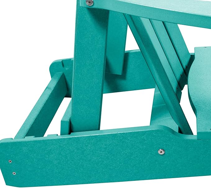 Cape Folding and Reclining Adirondack Chair, Seaglass Blue