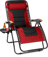 Sophia & William Oversized XXL Zero Gravity Chair, Padded Recliner Outdoor Gravity Chair with Free Cup Holder - Photo 1