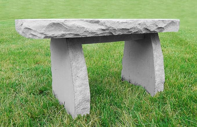 Kay Berry Custom Medium Stone Bench Personalized Memorial Garden Decor