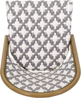 Christopher Knight Home Darcy Outdoor French Bistro Chair (Set of 4), Gray + White + Bamboo Print Finish - Photo 7