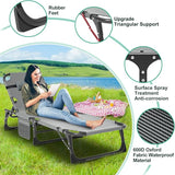 LILYPELLE Folding Outside Chaise Lounge Chair with Mattress - Photo 6