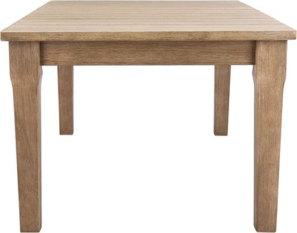 SAFAVIEH Couture Patio Martinique Natural Wood Outdoor Coffee Table